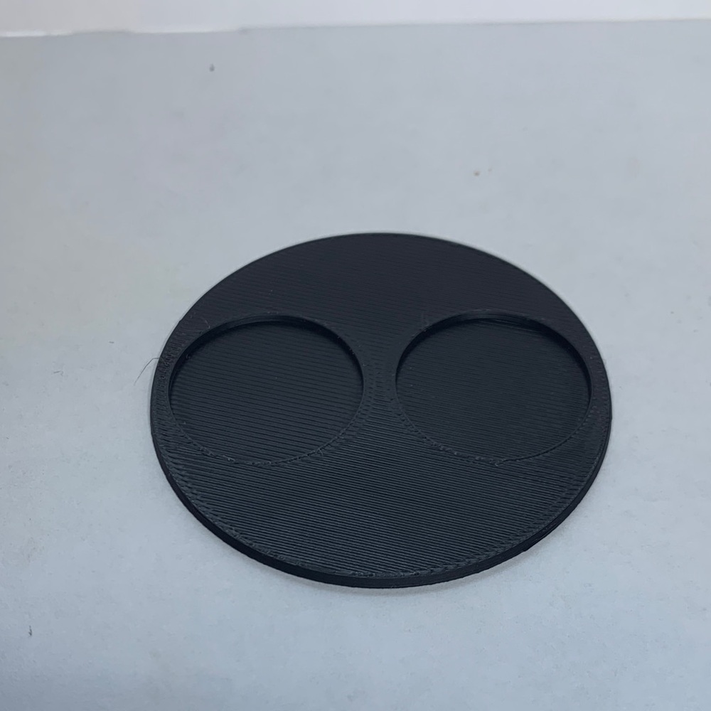 (4 pack) Bolt Action Movement Tray 60mm Base for 2x 25mm Center